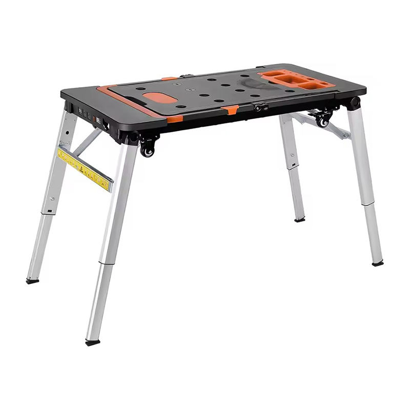 Workbench Portable Fold - รถเข็นอเนกประสงค์พับได้ 7-in-1 แบบพกพา พร้อมโต๊ะยกสำหรับงาน DIY และกิจกรรมกลางแจ้ง