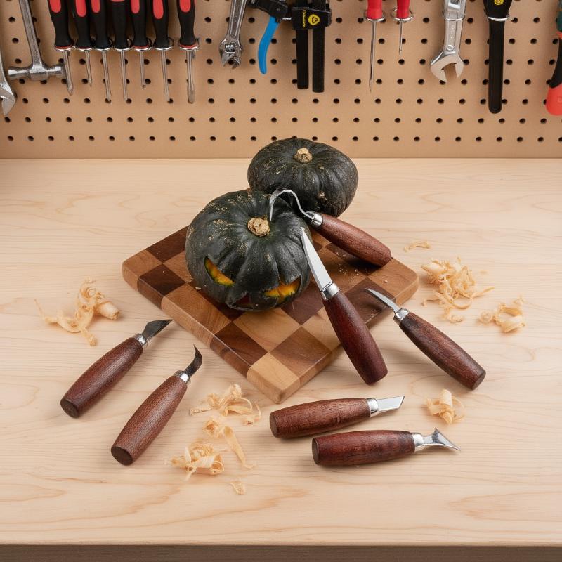 Chisel Set Wood - ชุดเครื่องมือแกะสลักไม้ 5 ชิ้น (Summer6) ชุดเครื่องมือช่างไม้ คีมตัดไม้