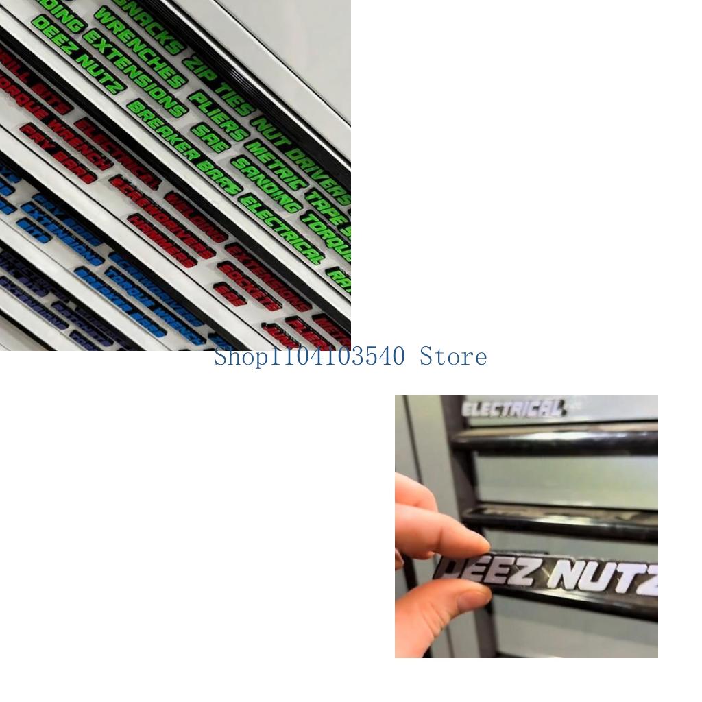 Tools Name In Workshop - 02DC โรงรถเครื่องมือ ป้ายกาว 3D พิมพ์ Polylactic