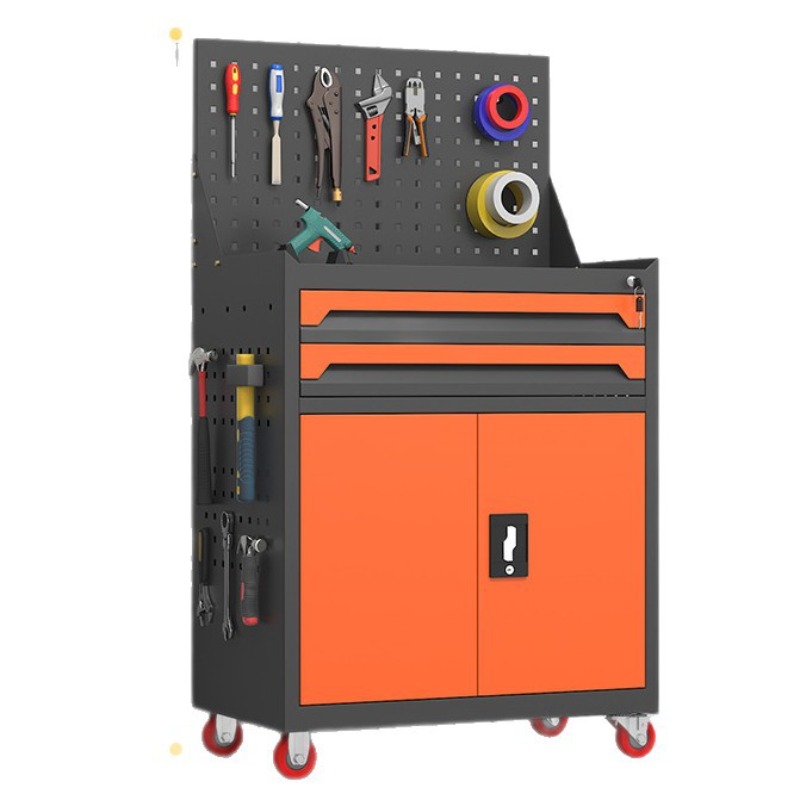 Workshop Tools Box - ตู้เครื่องมือเคลื่อนที่แบบกำหนดเองพร้อมลิ้นชัก ตู้เก็บของอเนกประสงค์ กล่องเก็บเครื่องมือสำหรับงานหนัก สำหรับซ่อมแซมในโรงงาน