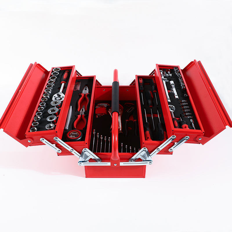 Workshop Tools Box - กล่องเครื่องมือแบบพกพาขนาด 18 นิ้ว พร้อมหูหิ้วคู่ 5 ชั้น