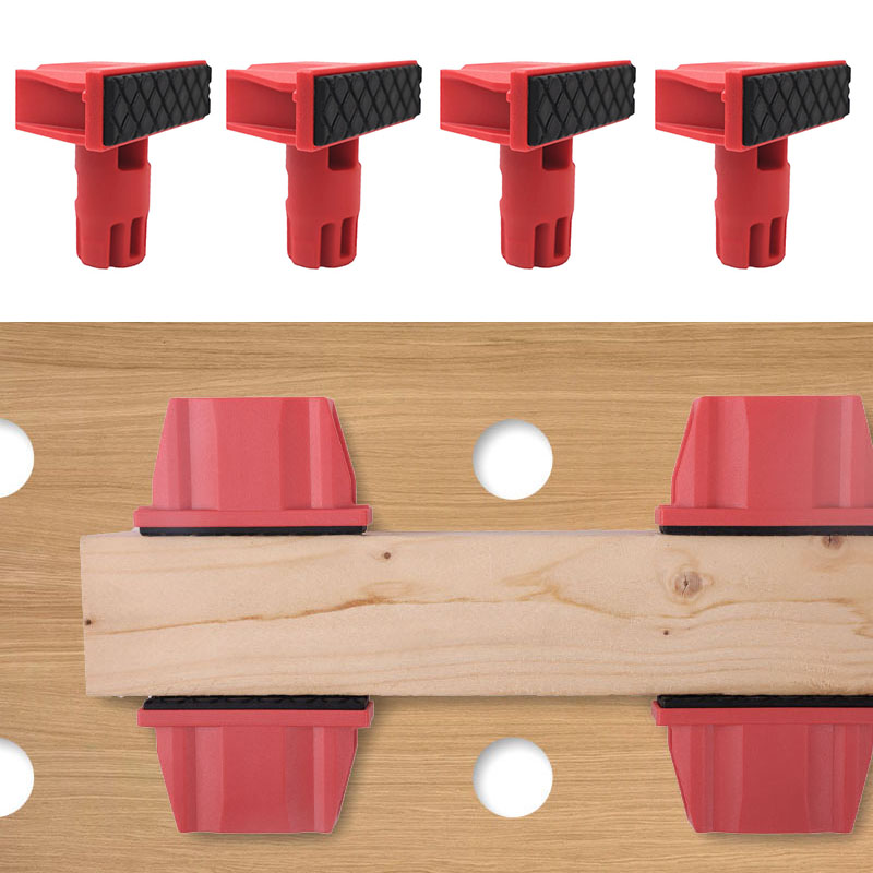 Workshop Cutting Tools - 4 ชิ้นพลาสติก Bench สุนัข, เส้นผ่านศูนย์กลาง 20