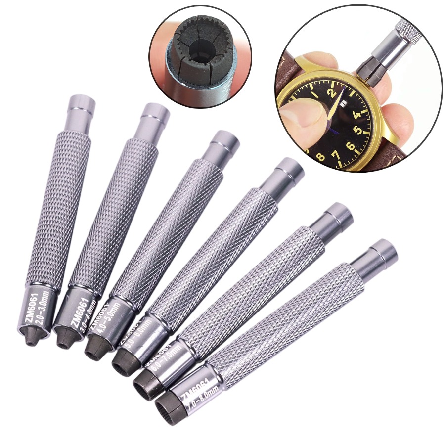 Workshop Cutting Tools - เครื่องมือไขลานสำหรับนาฬิกาไขลานแบบแมนนวล ขนาด 2-8 มม. สำหรับซ่อมนาฬิกา ทำจากโลหะ