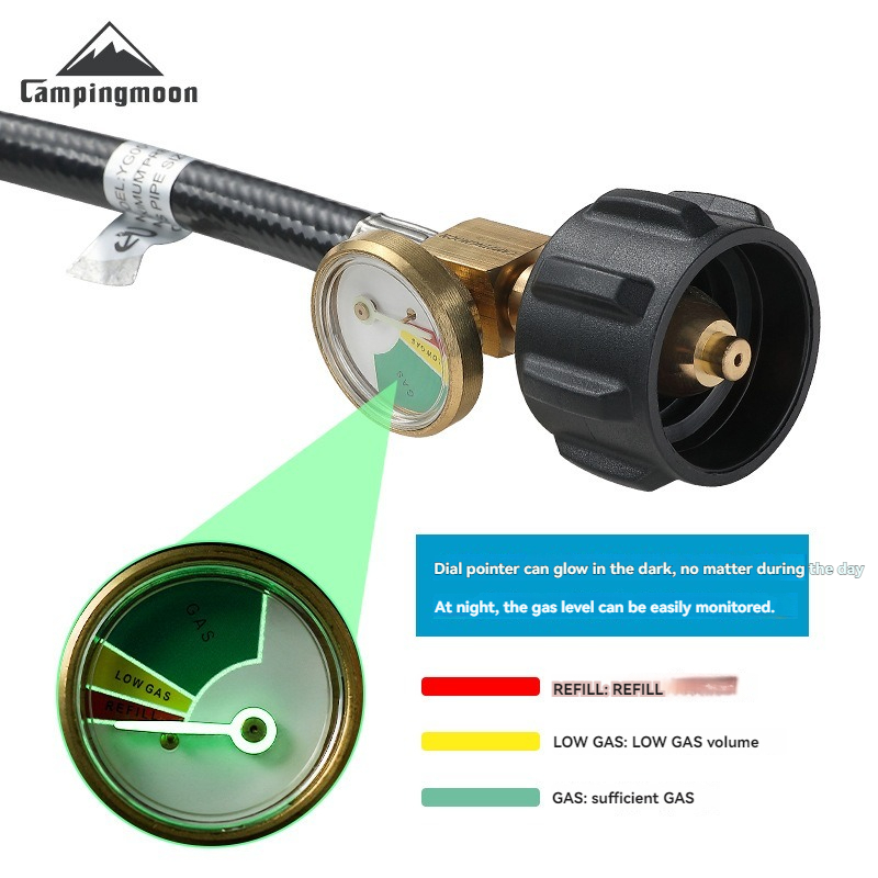 Tools Qcc - สายต่อเติมแก๊ส PZ-106 QCC เป็นโพรเพน – อะแดปเตอร์ถังแก๊สแบบอเมริกาเหนือ