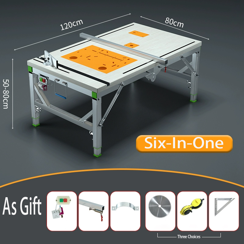 Workbench Portable Fold - โต๊ะทำงานไม้เอนกประสงค์แบบพกพา โต๊ะทำงานพับได้ โต๊ะเลื่อยไม้แบบยืดหดได้ ถอดประกอบได้ พร้อมเครื่องมือช่าง