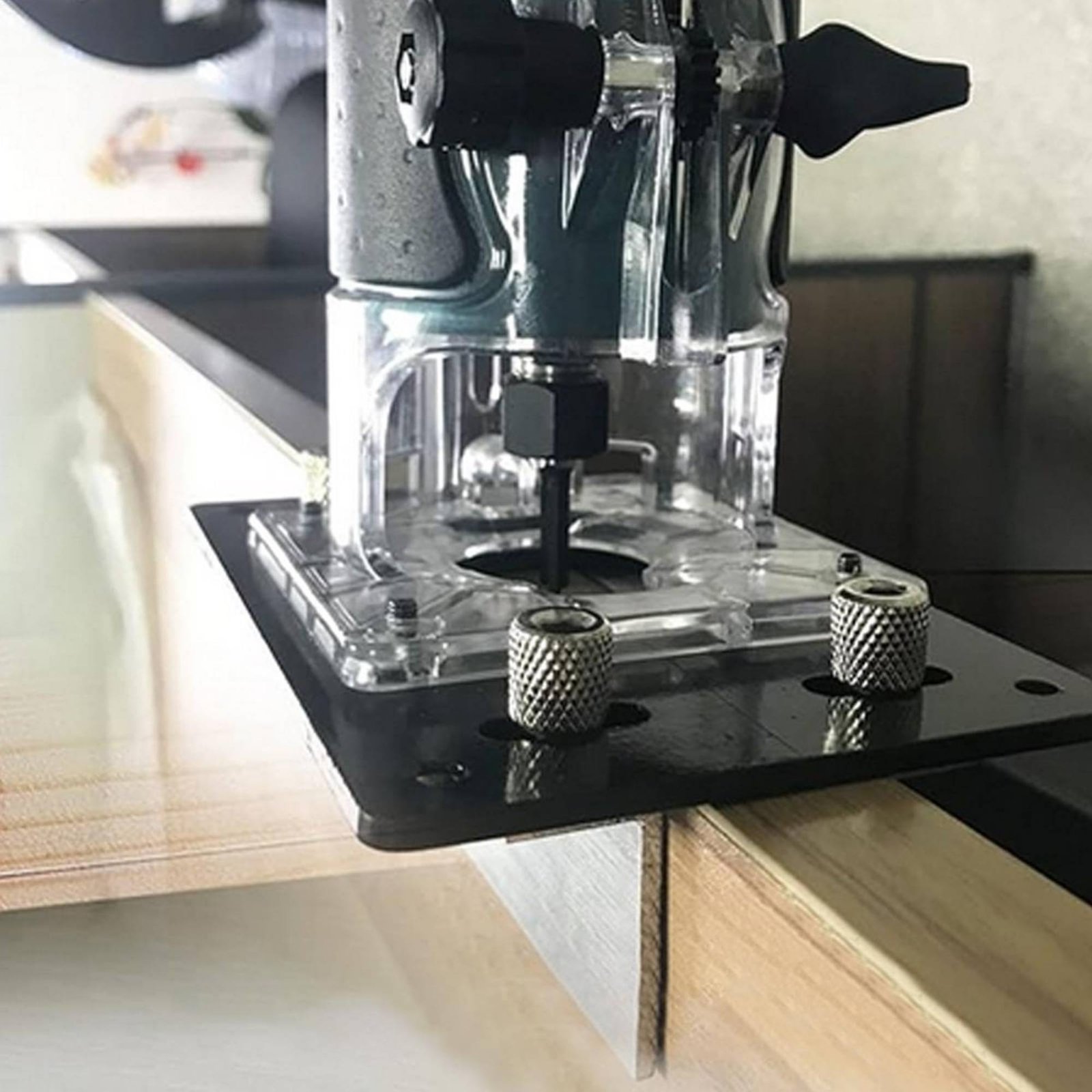 Workshop Cutting Tools - จิ๊กตัดร่องเฟอร์นิเจอร์อเนกประสงค์แบบซ่อน จิ๊กตัดร่อง แม่แบบตัดร่อง เครื่องมือช่างไม้แบบพกพา ถอดประกอบได้ สำหรับงานในโรงงาน
