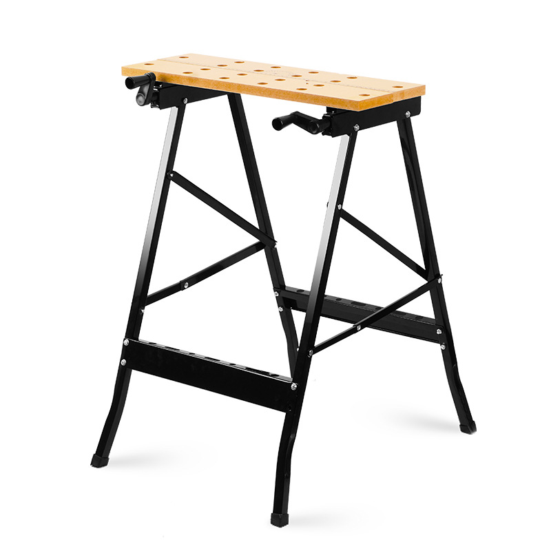 Workbench Portable Fold - โต๊ะทำงานไม้เอนกประสงค์แบบพับได้ โต๊ะเลื่อยไม้แบบพกพาสำหรับใช้ในบ้าน ชุดเครื่องมือตกแต่งงานไม้