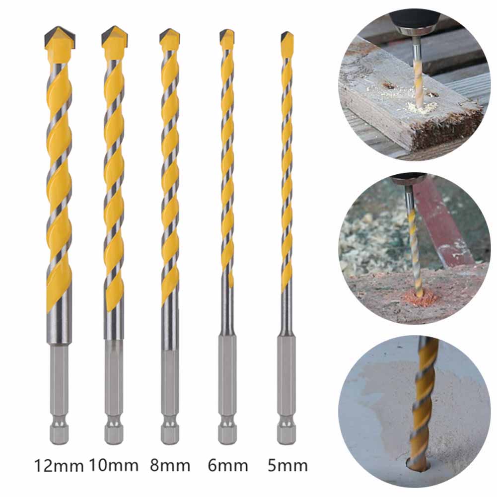 Workshop Cutting Tools - 1 PC Hex Shank เจาะบิต 5/6/8/10/12