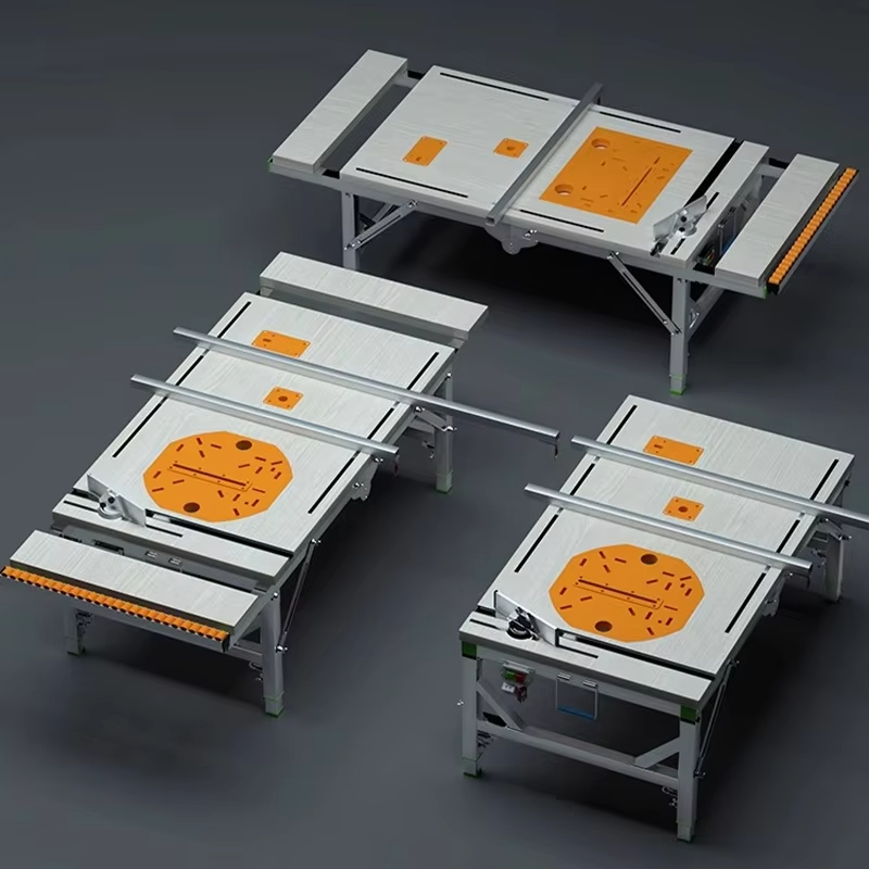 Workbench Portable Fold - โต๊ะทำงานไม้เอนกประสงค์ โต๊ะเลื่อยขนาดเล็ก โต๊ะเลื่อยพับได้แบบพกพา โต๊ะทำงาน DIY พับได้