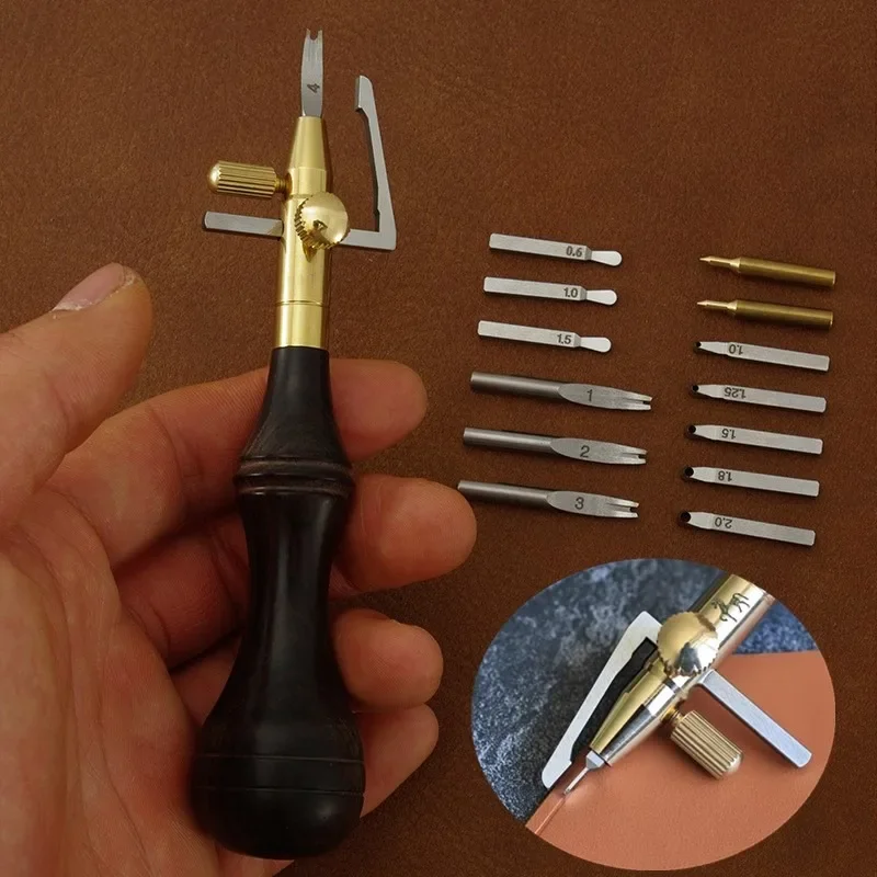 Workshop Tools For Carpentry - เครื่องตัดหนังงานประดิษฐ์ทำมืองานแกะสลักหนังทำมือด้วยตัดขอบตัดอเนกประสงค์ปรับได้