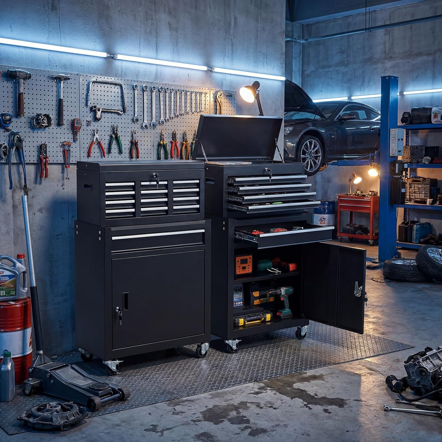 ตู้เก็บเครื่องมือแบบมีล้อ 5 ลิ - Workshop Tools Box บทวิจารณ์และราคา