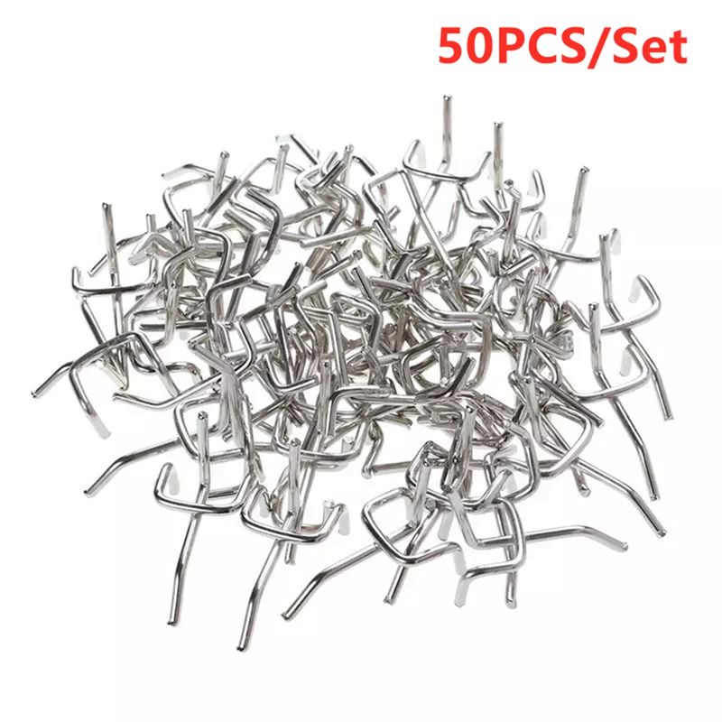 ตะขอแขวนเพ็กบอร์ด 50 ชิ้น สำหร - Workshop Tools.Hanging Board บทวิจารณ์และราคา