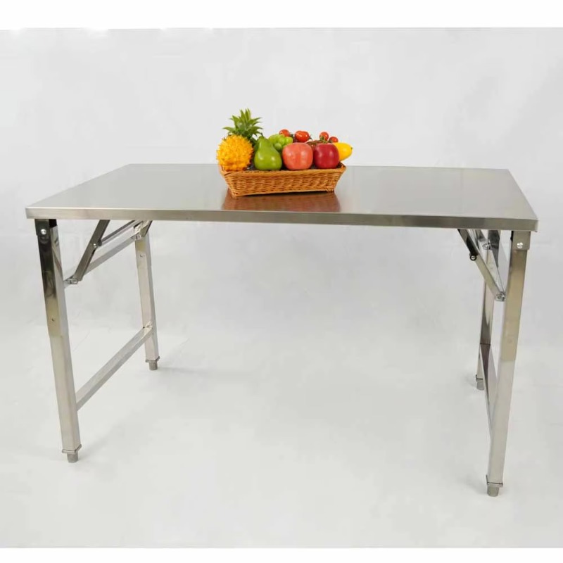 โต๊ะรับประทานอาหารสแตนเลสแบบพั - Workbench Portable Fold บทวิจารณ์และราคา