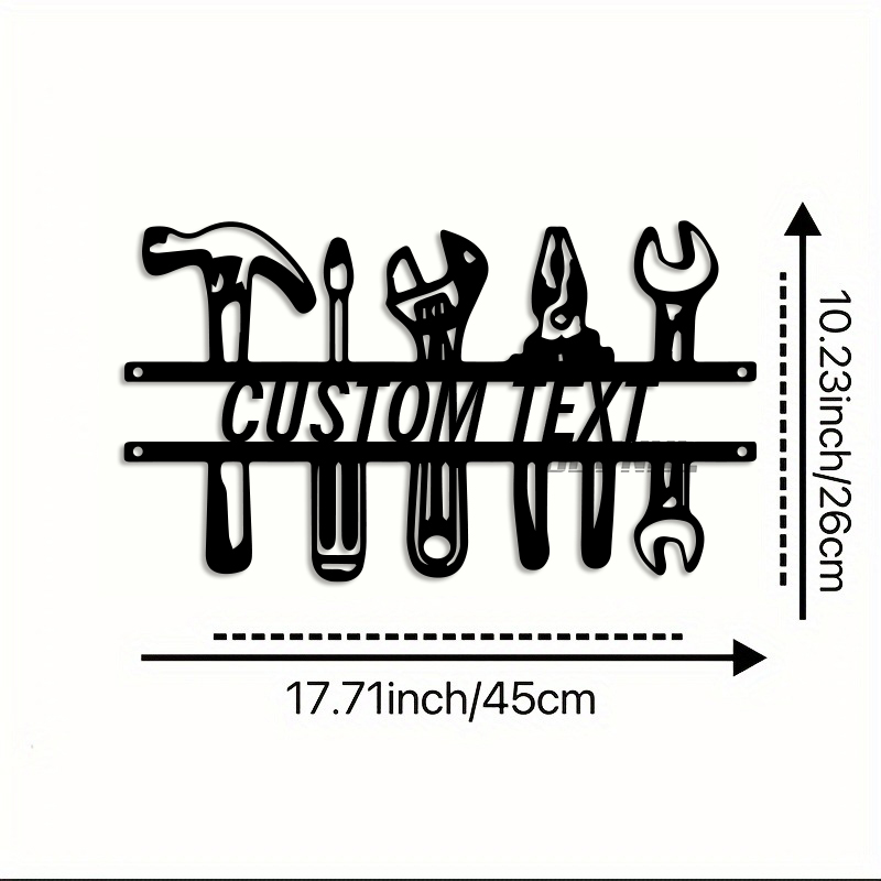 งานศิลปะติดผนังเหล็กสไตล์อินดั - Tools Name In Workshop บทวิจารณ์และราคา