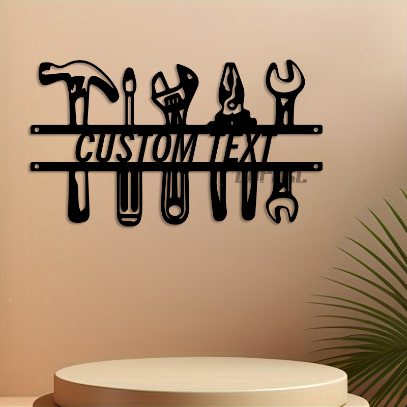 งานศิลปะติดผนังเหล็กสไตล์อินดั - Tools Name In Workshop บทวิจารณ์และราคา