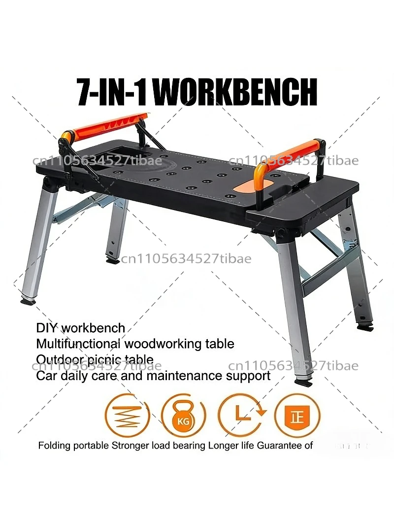 โต๊ะทำงานพับได้ 7-in-1 อเนกประ - Workbench Portable Fold บทวิจารณ์และราคา