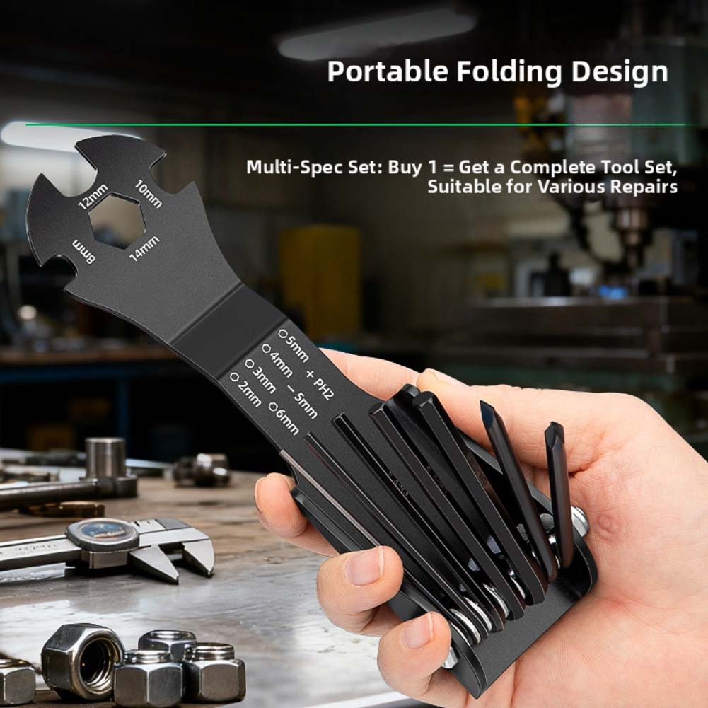 ประแจหกเหลี่ยมพับได้อเนกประสงค - Workshop Hand Tools And Equipment บทวิจารณ์และราคา