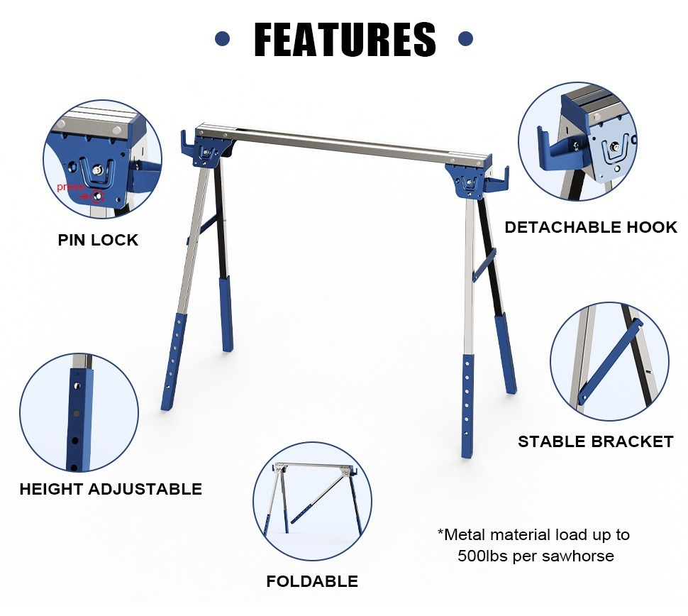ขาตั้งเลื่อยโลหะ/แท่นเลื่อย, โ - Workbench Portable Fold บทวิจารณ์และราคา