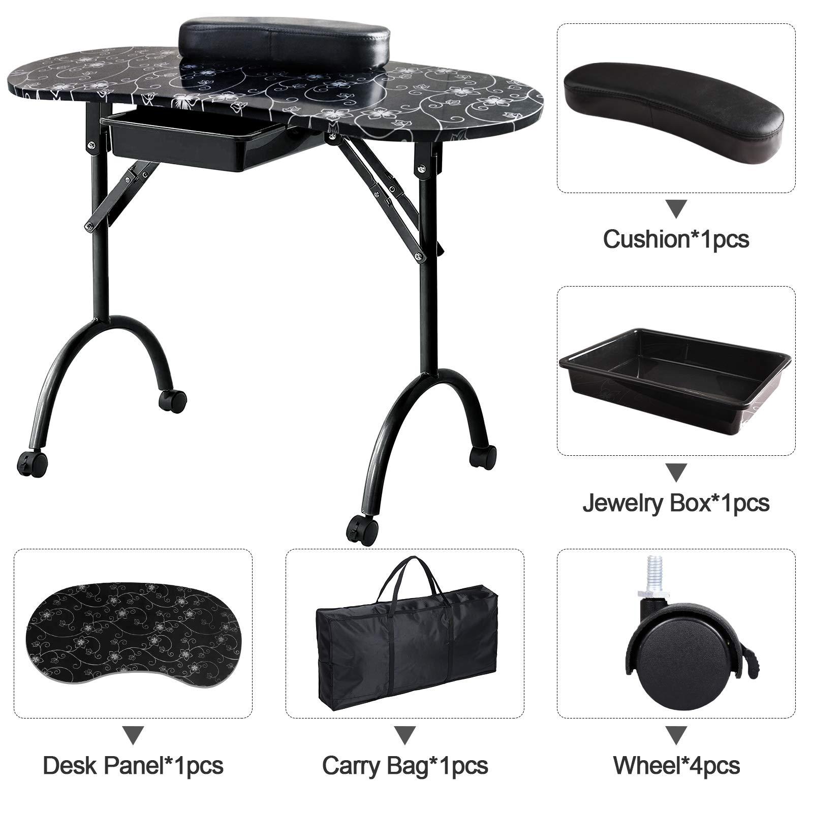 โต๊ะทำเล็บลายสวยทันสมัย โต๊ะทำ - Workbench Portable Fold บทวิจารณ์และราคา