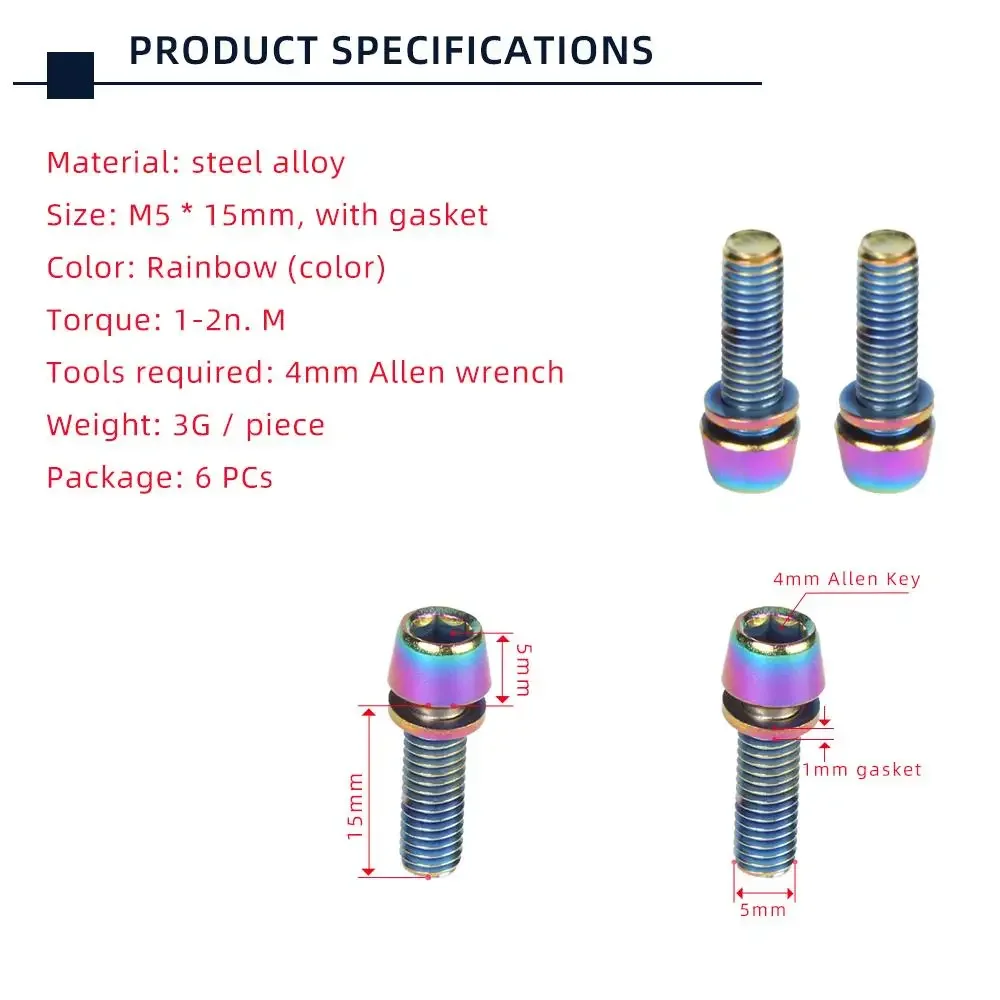 TANKE ชุดสกรู M5 * 18 15 มม. 6 - Screw Organizer Kit บทวิจารณ์และราคา