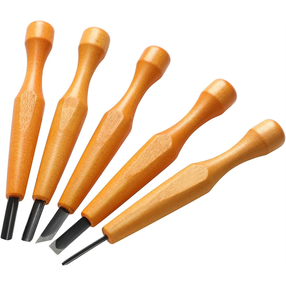 ชุดเครื่องมือแกะสลักไม้ 5 ชิ้น - Chisel Set Wood บทวิจารณ์และราคา