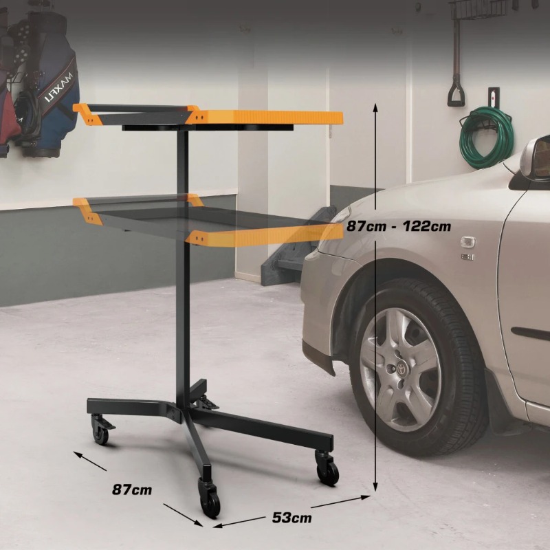 โต๊ะทำงานเคลื่อนที่ปรับระดับคว - Workshop Garage Tools Manufacturer บทวิจารณ์และราคา