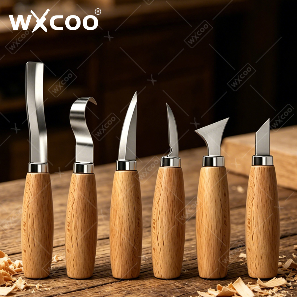 มีดแกะสลักไม้ WXCOO แบบโค้งมน  - Workshop Tools For Carpentry บทวิจารณ์และราคา