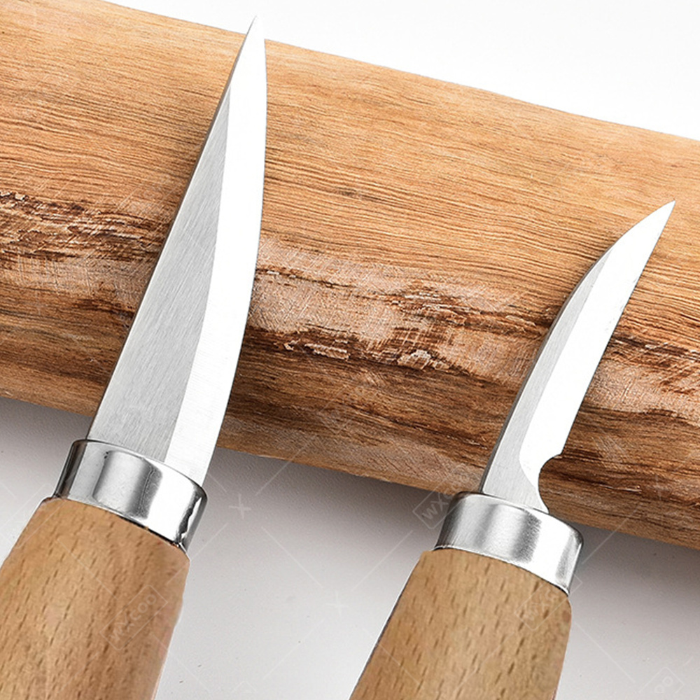 มีดแกะสลักไม้ WXCOO แบบโค้งมน  - Workshop Tools For Carpentry บทวิจารณ์และราคา