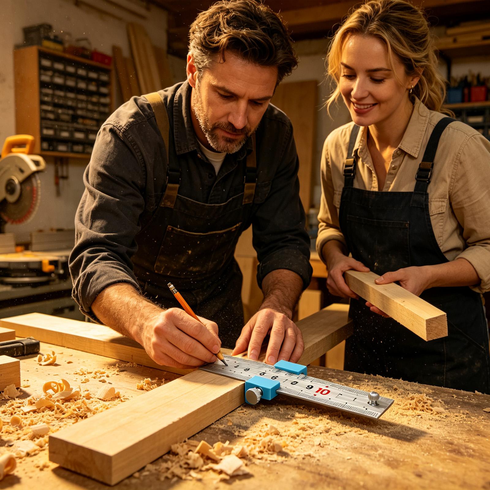 เครื่องมือช่างไม้ ไม้บรรทัดวัด - Workshop Tools For Carpentry บทวิจารณ์และราคา