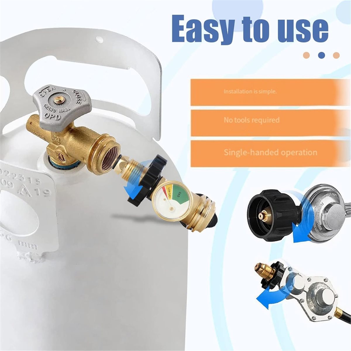 เกจวัดระดับโพรเพน ABSF สำหรับโ - Tools Qcc บทวิจารณ์และราคา
