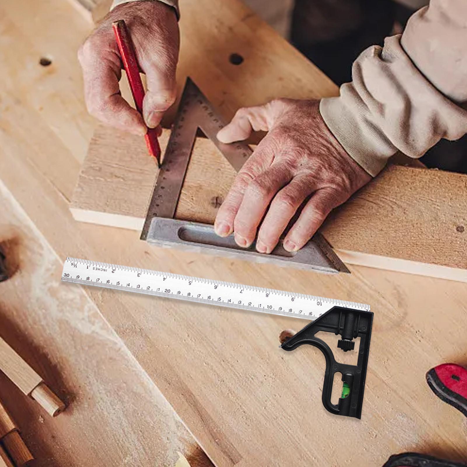 ไม้บรรทัดเหล็กกล้าไร้สนิมแบบมุ - Workshop Tools For Carpentry บทวิจารณ์และราคา