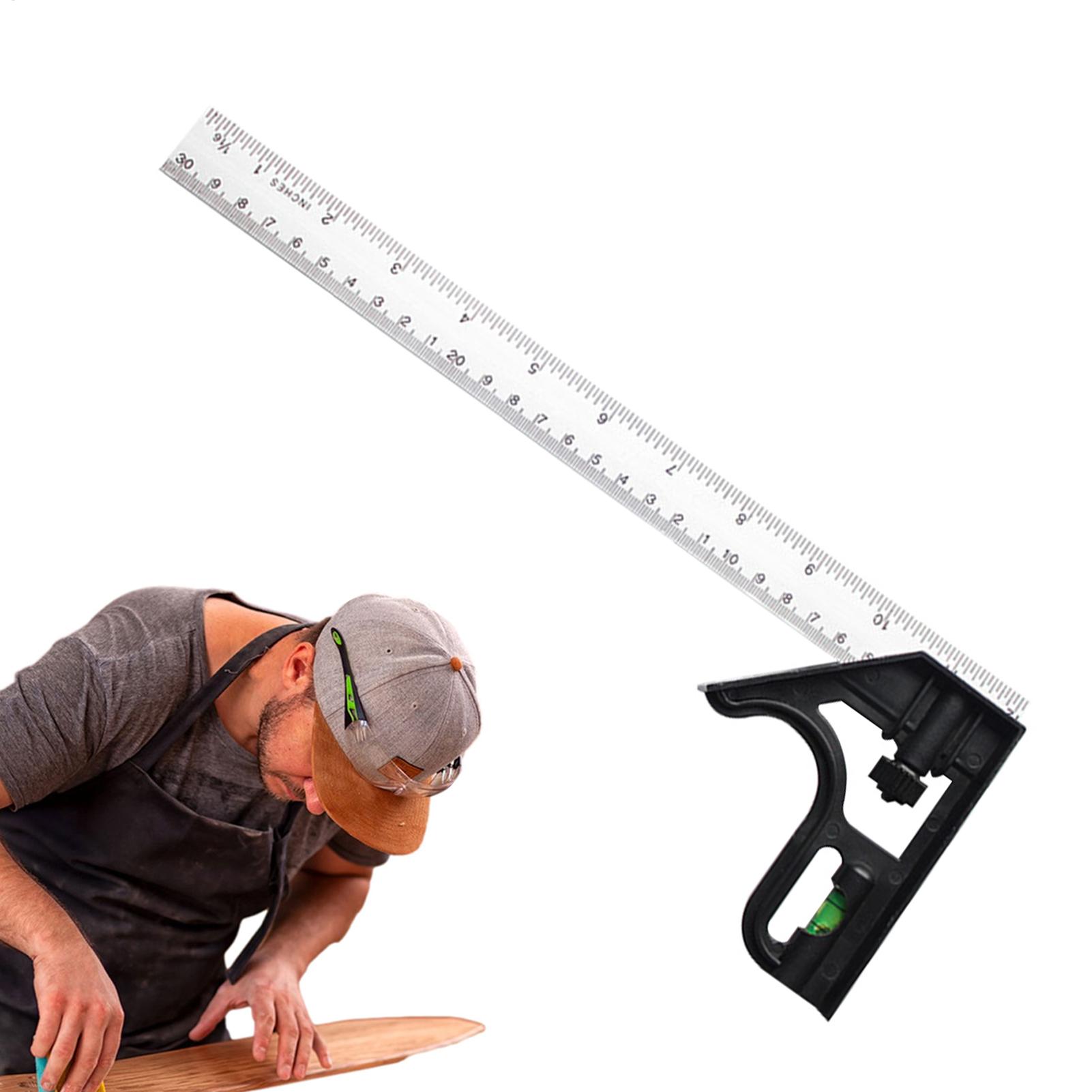 ไม้บรรทัดเหล็กกล้าไร้สนิมแบบมุ - Workshop Tools For Carpentry บทวิจารณ์และราคา